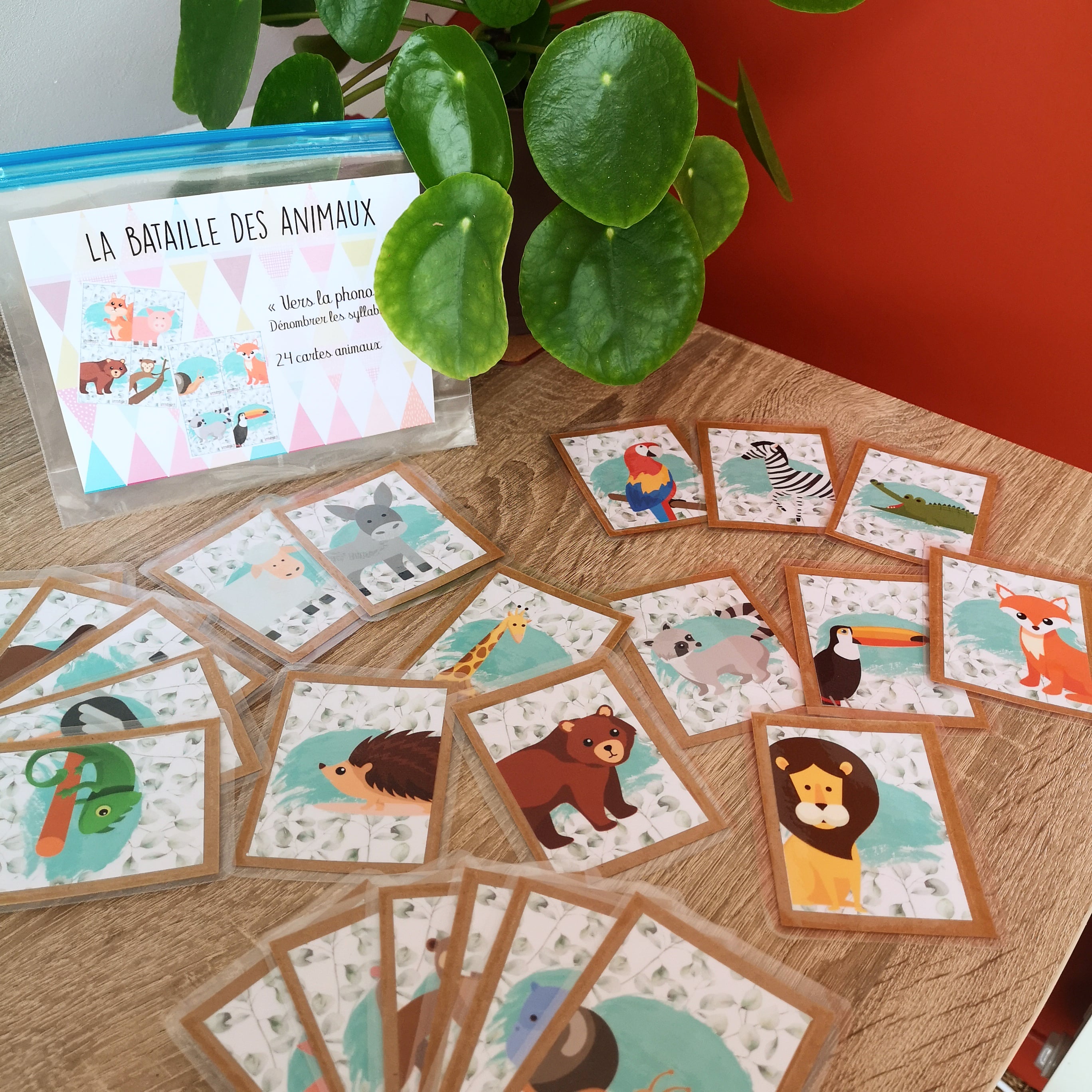 La bataille des animaux – Dénombrer les syllabes